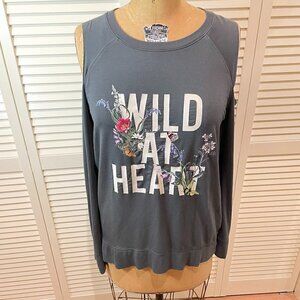 EXPRESS Women's Long Sleeve Cold Shoulder Top Size L